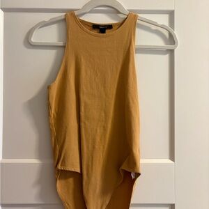 Forever 21 Mustard Bodysuit